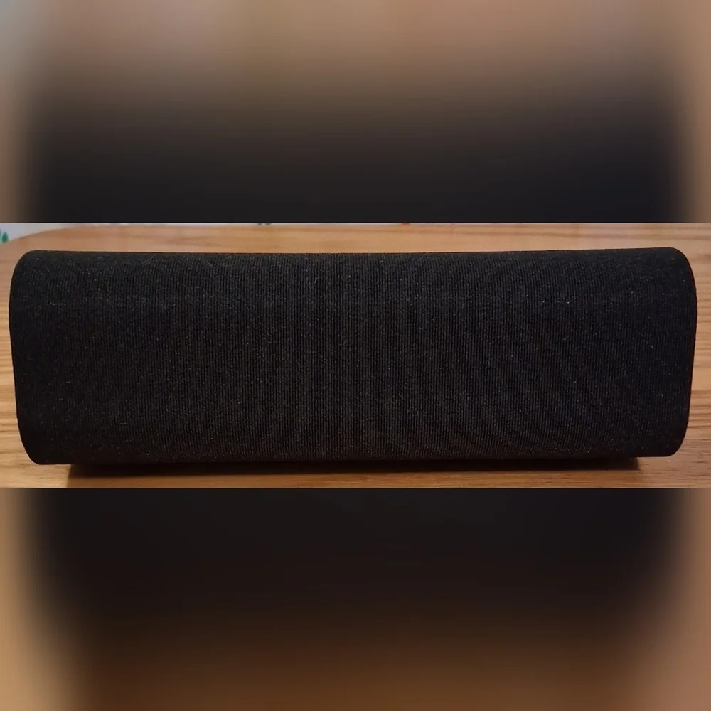 EUC Dolce & Gabbana Black Ribbed Magnetic Close Hard Shell Glasses Case